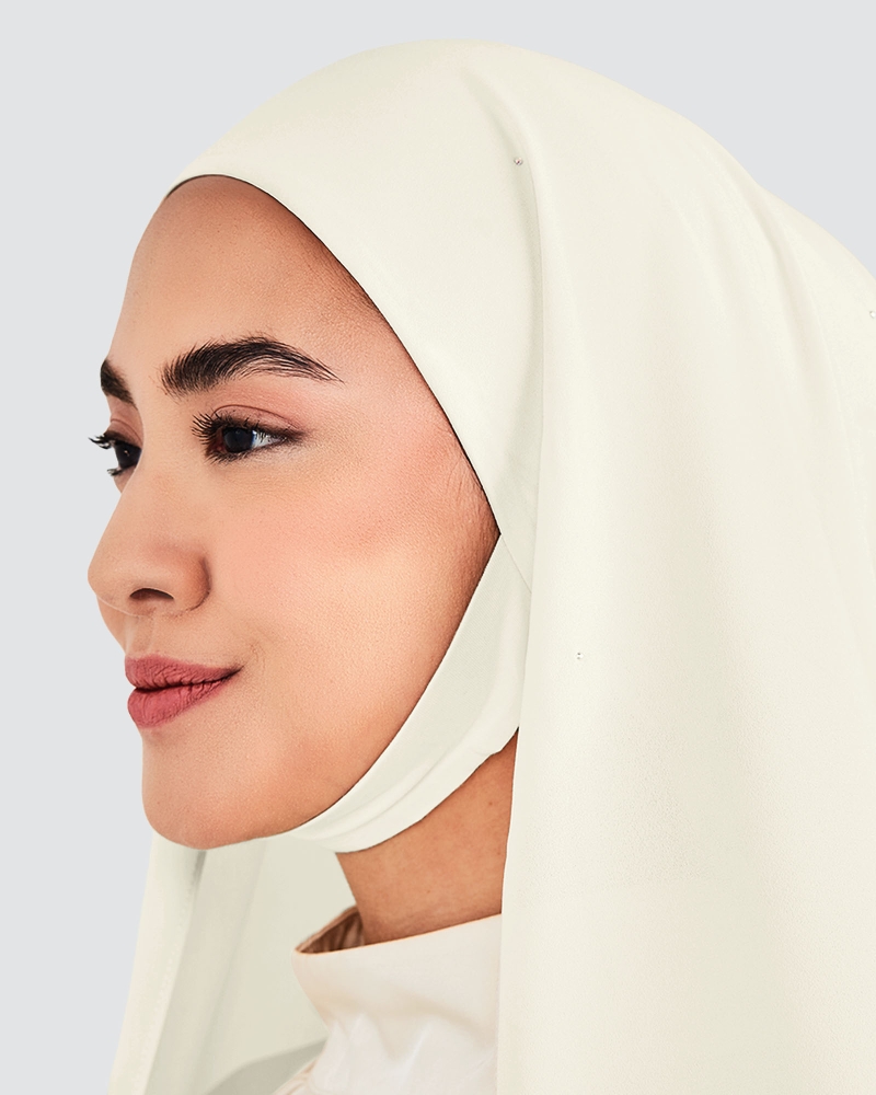 Image of LADY NOOR SEMI-INSTANT WITH INNER - WHITE