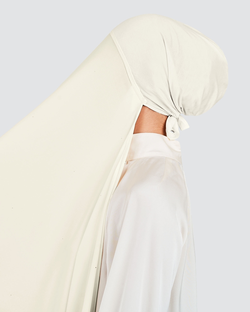 Image of LADY NOOR SEMI-INSTANT WITH INNER - WHITE