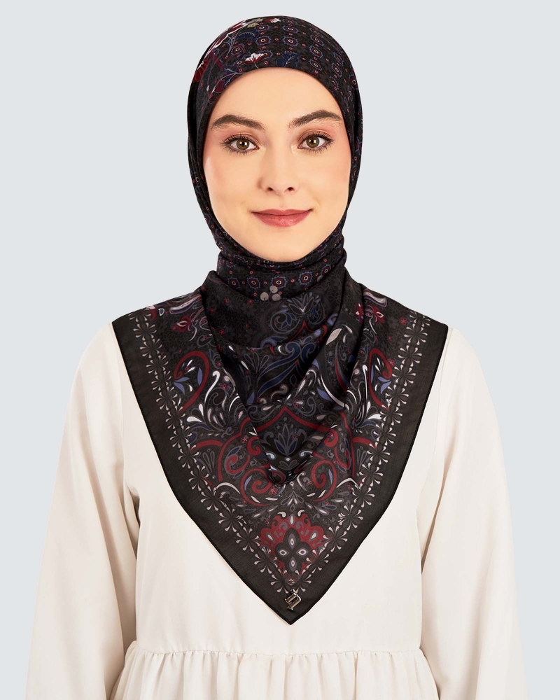 Image of LAKARAN COTTON VOILE SQUARE - SAREE