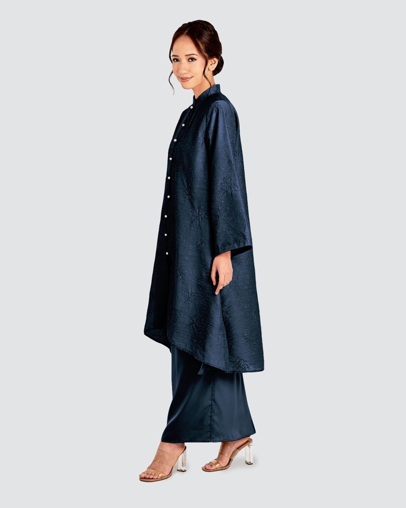 Image of LEDANG KURUNG SET - NAVY