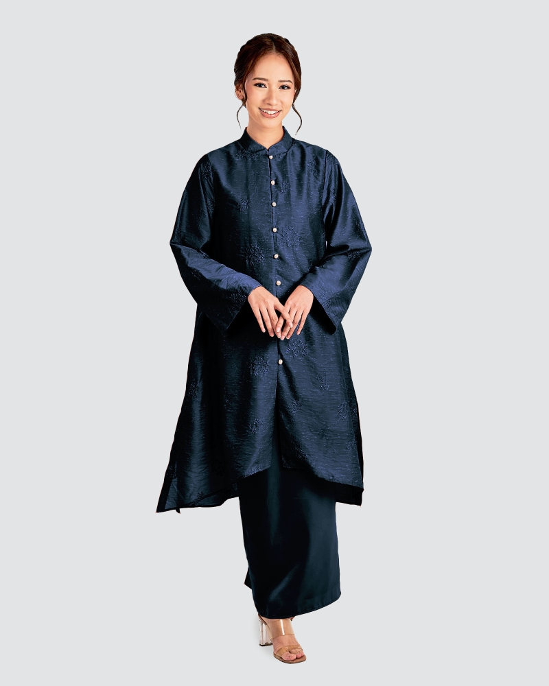 Image of LEDANG KURUNG SET - NAVY