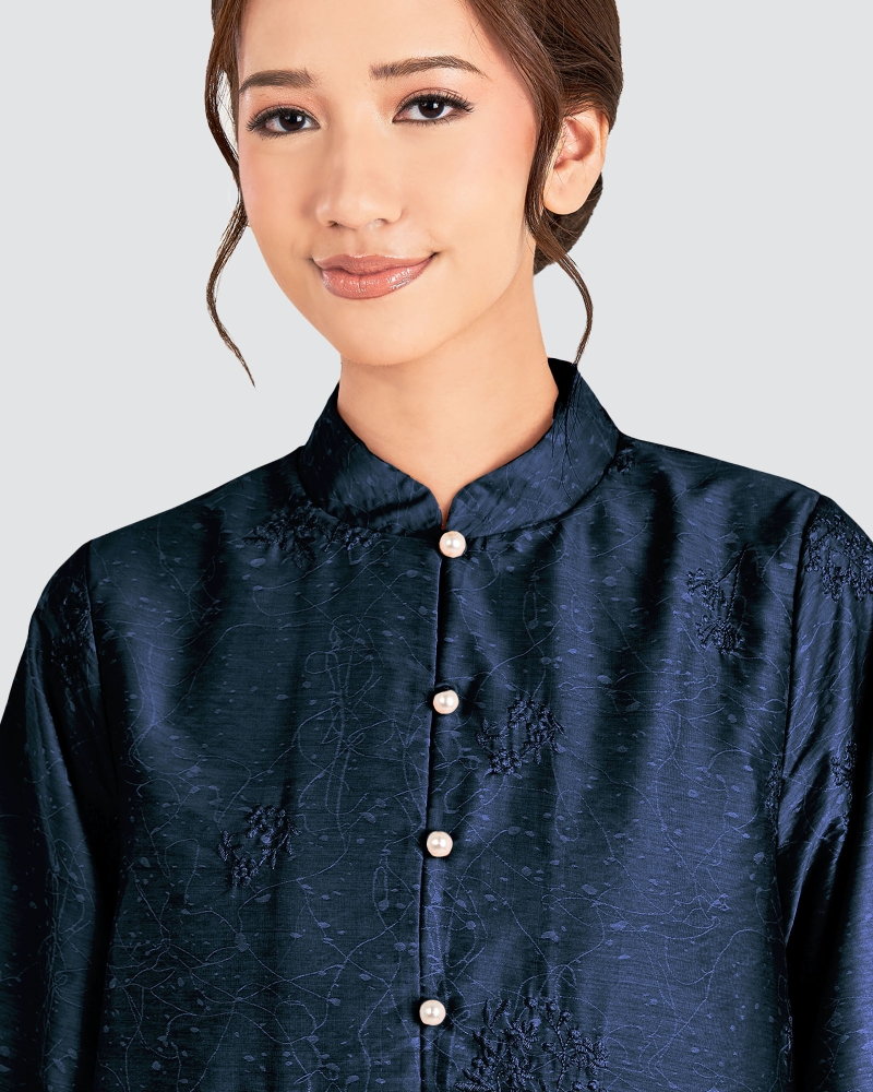 Image of LEDANG KURUNG SET - NAVY