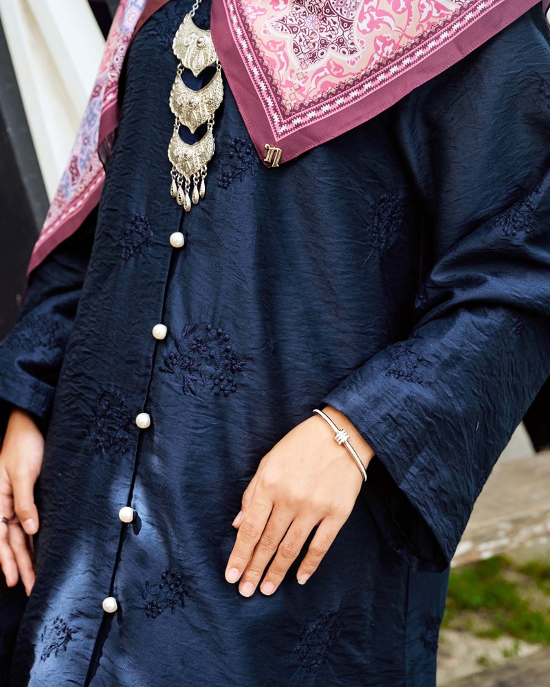 Image of LEDANG KURUNG SET - NAVY