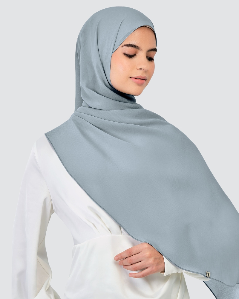 Image of LINIA LINE CHIFFON SHAWL - MINERAL