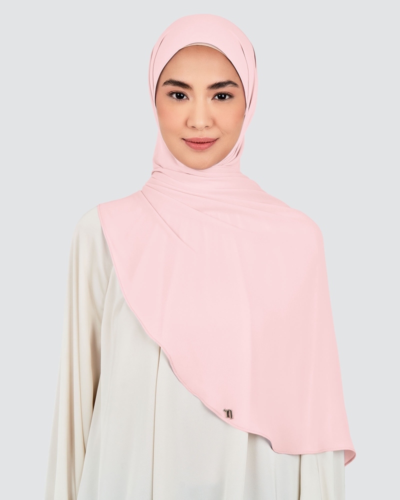 Image of LONG CHIFFON SHAWL - BLOOM