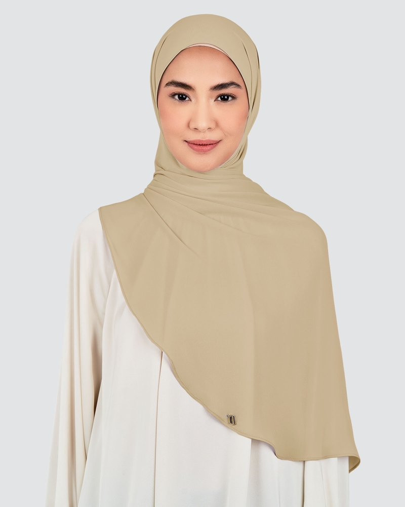 Image of LONG CHIFFON SHAWL - ROOT