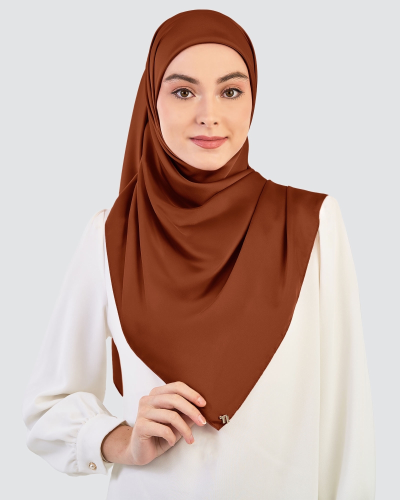LUNA SATIN SQUARE - BRONZE