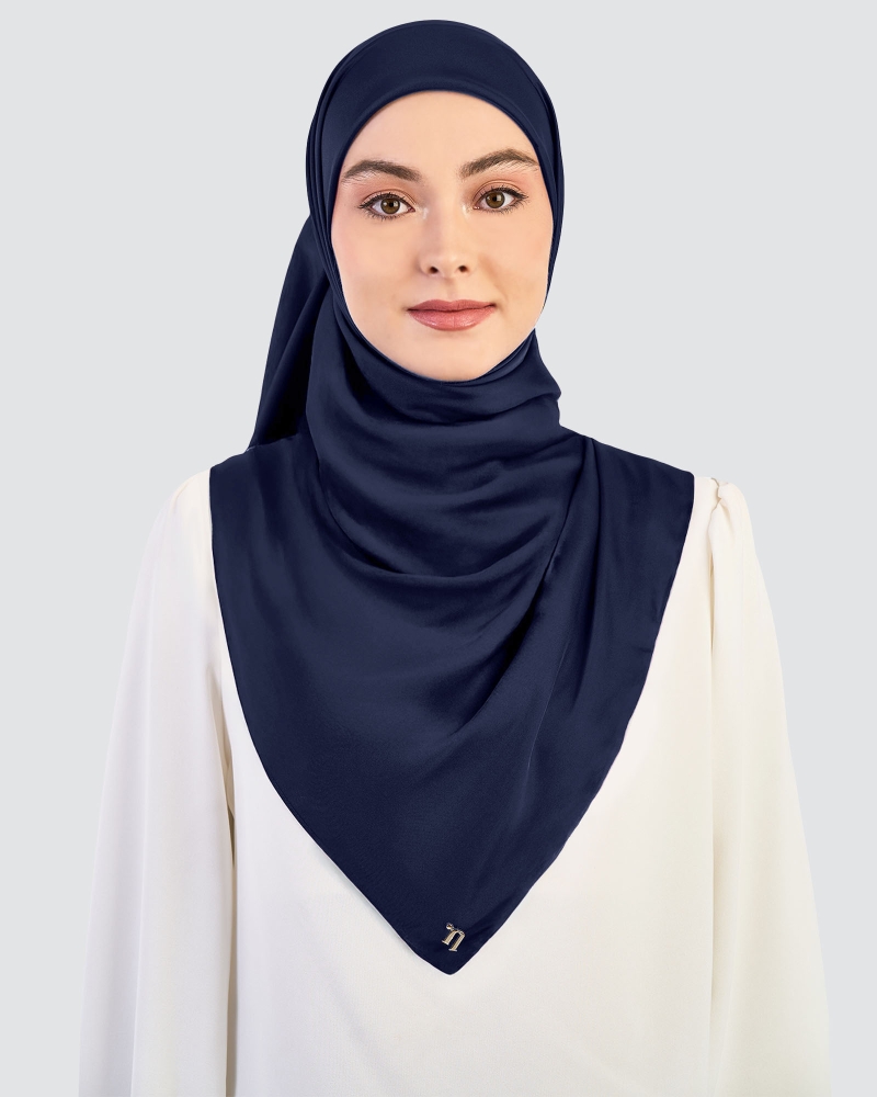 Image of LUNA SATIN SQUARE - NAUTICAL
