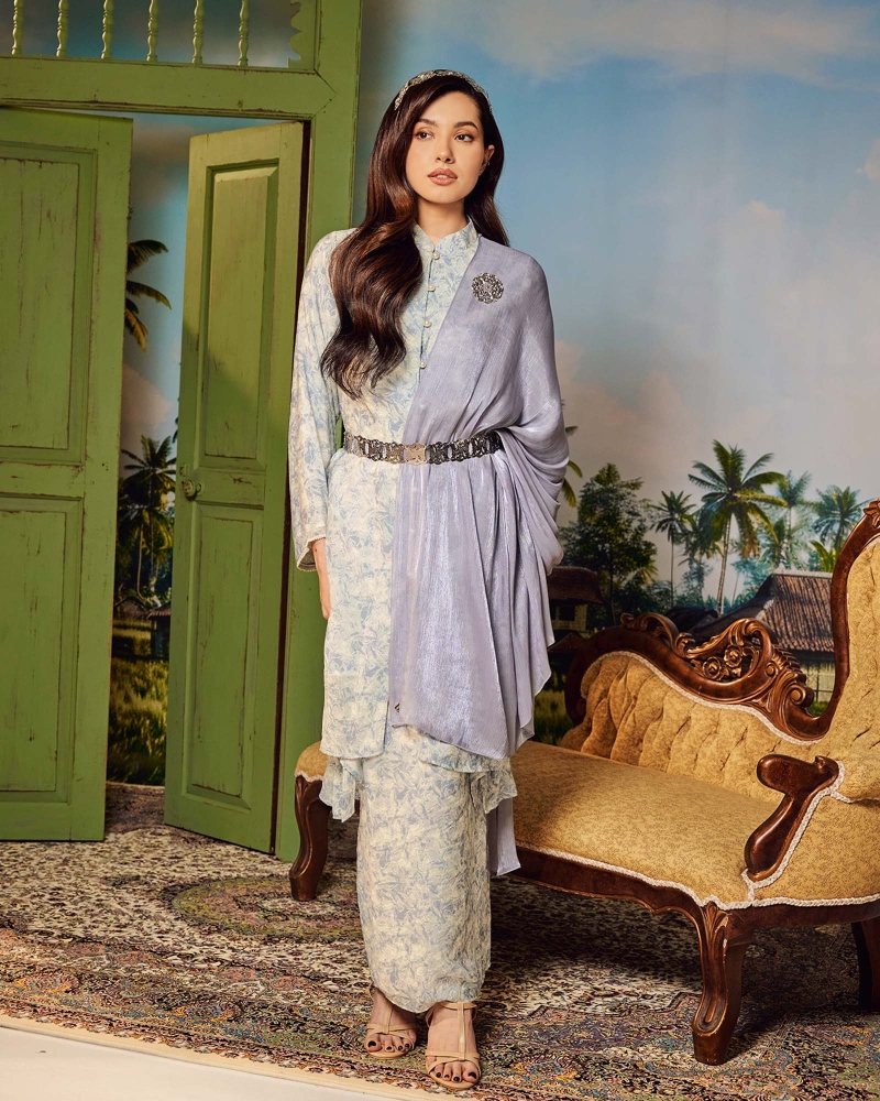 Image of MADURA KURUNG SET - OCEAN
