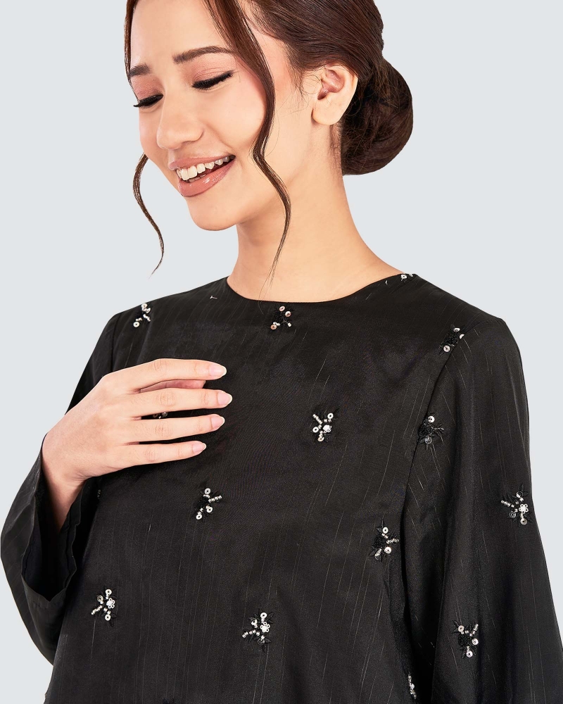 Image of MAYANG KURUNG SET - BLACK