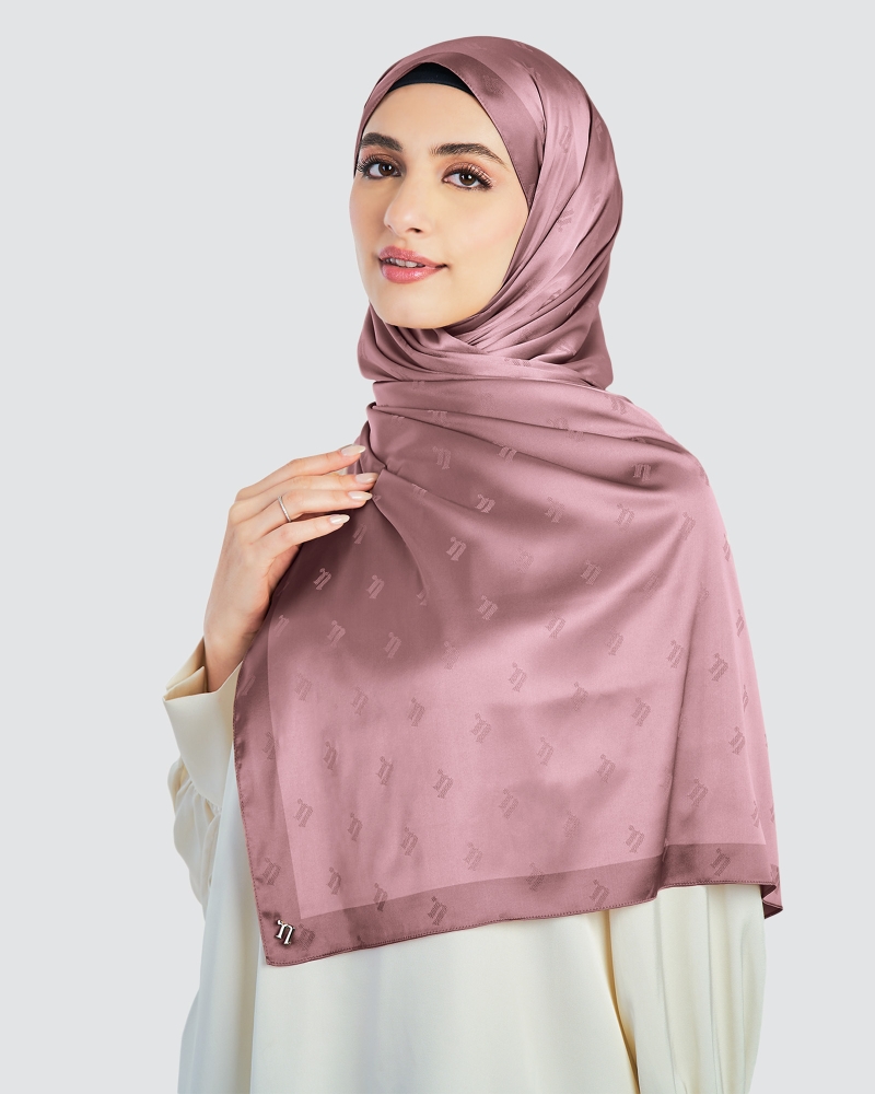 Image of MODA WOVEN SHAWL - ROSE TEA