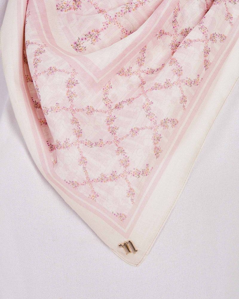 Image of MONOGRAM TRELLIS SQUARE - BLOSSOM