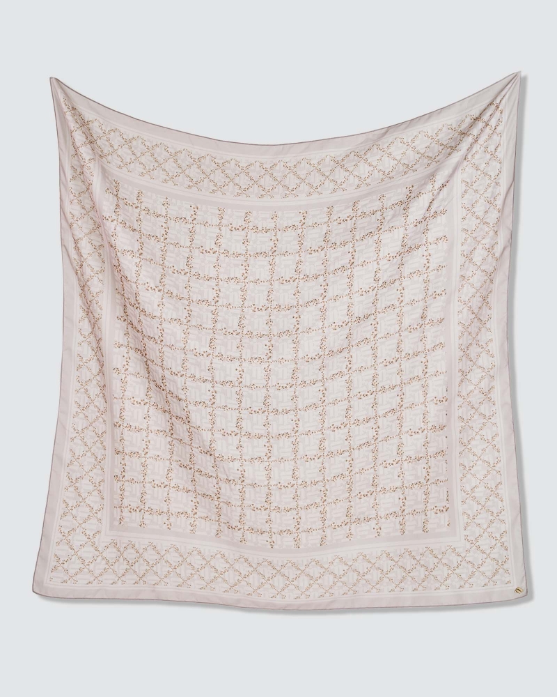 Image of MONOGRAM TRELLIS SQUARE - CLOUDY