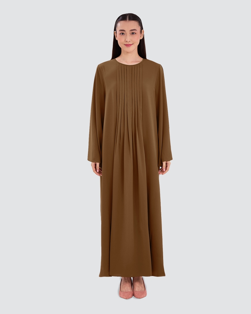 Image of NADINE ABAYA - CHESTNUT