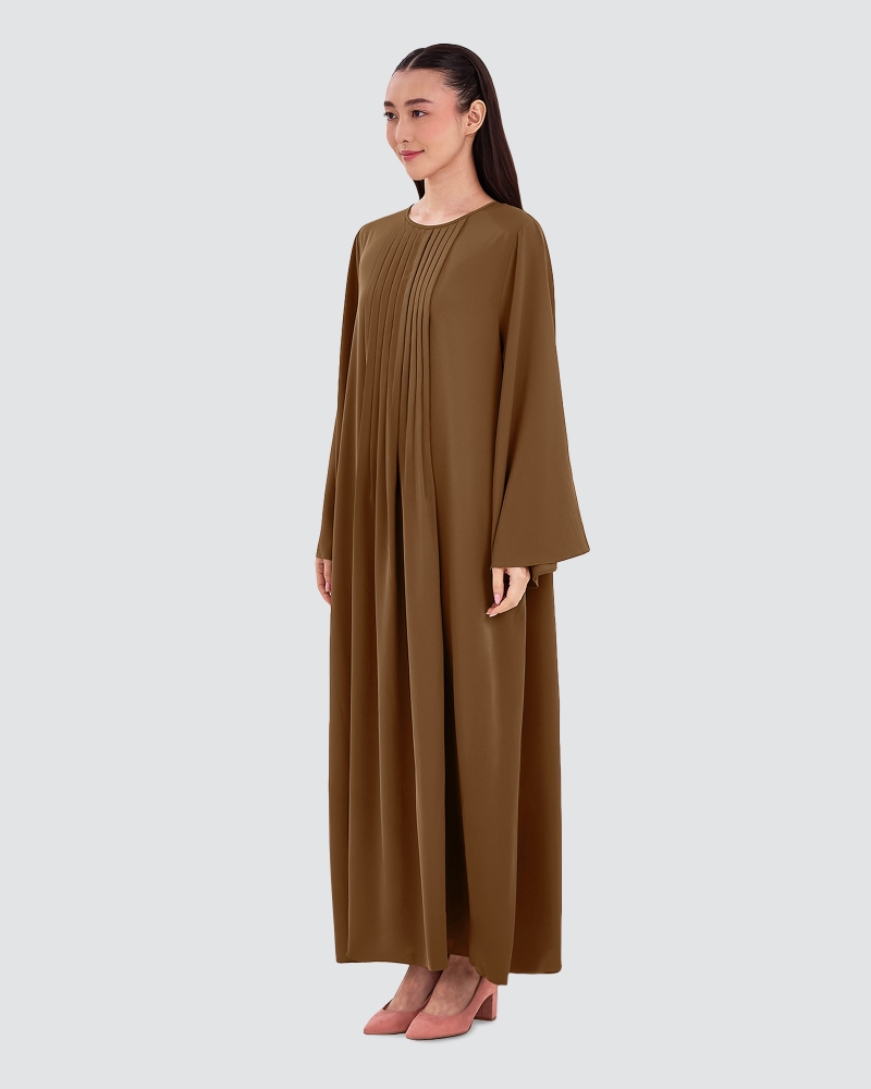 Image of NADINE ABAYA - CHESTNUT