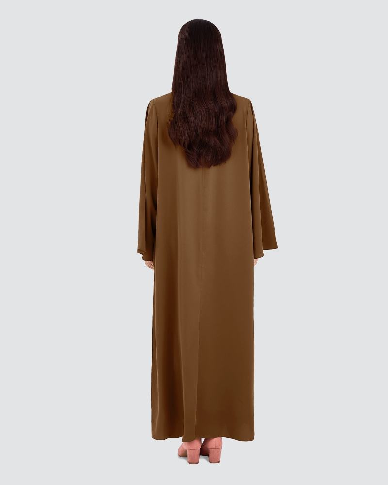 Image of NADINE ABAYA - CHESTNUT