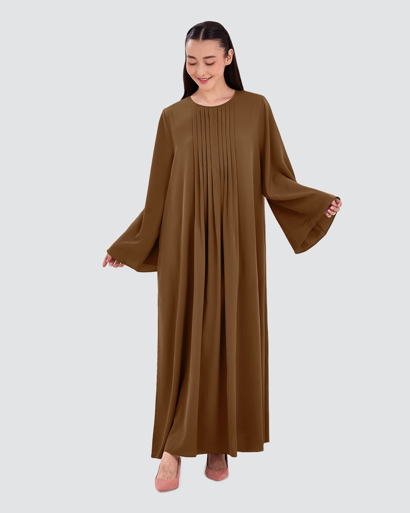 Image of NADINE ABAYA - CHESTNUT