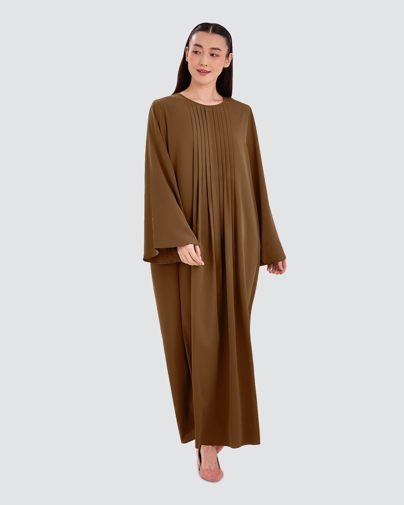 Image of NADINE ABAYA - CHESTNUT