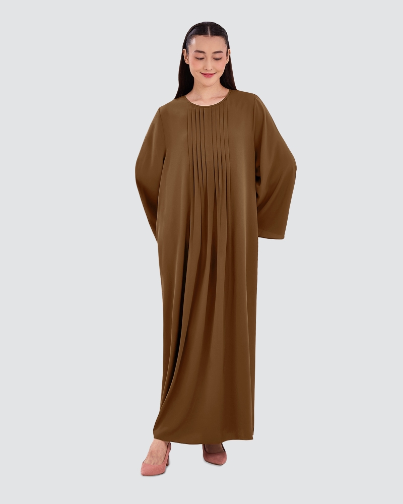 Image of NADINE ABAYA - CHESTNUT