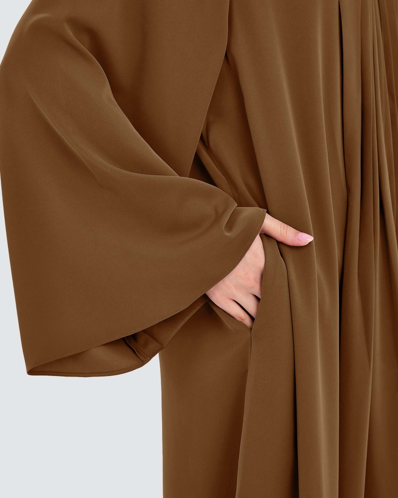 Image of NADINE ABAYA - CHESTNUT