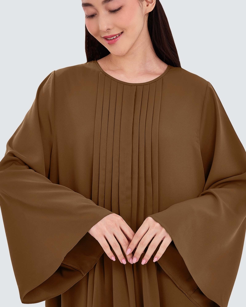 Image of NADINE ABAYA - CHESTNUT