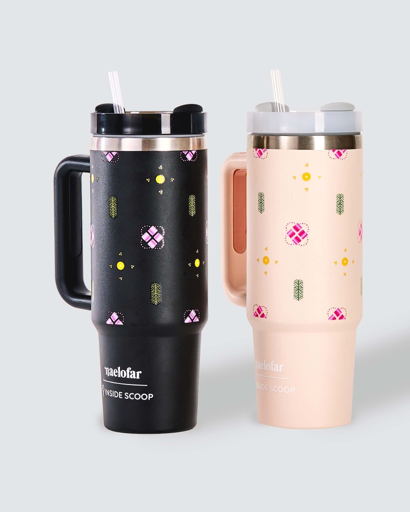 Image of NAELOFAR X INSIDE SCOOP BOTOL AIR - SOFT PINK
