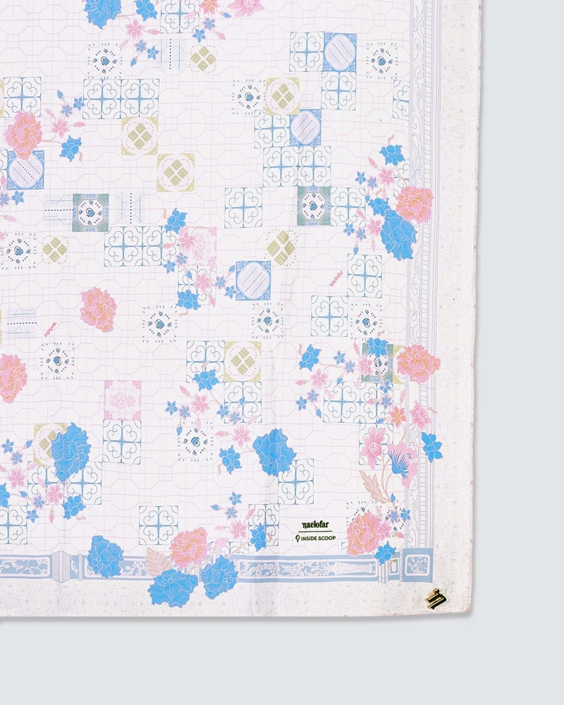 Image of NAELOFAR X INSIDE SCOOP SHAWL - AIS KEPAL