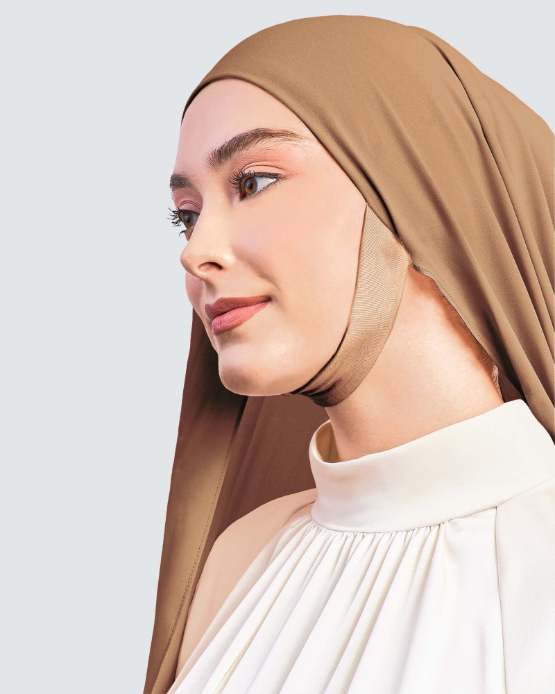 Image of NOOR SEMI-INSTANT WITH INNER - BROWN