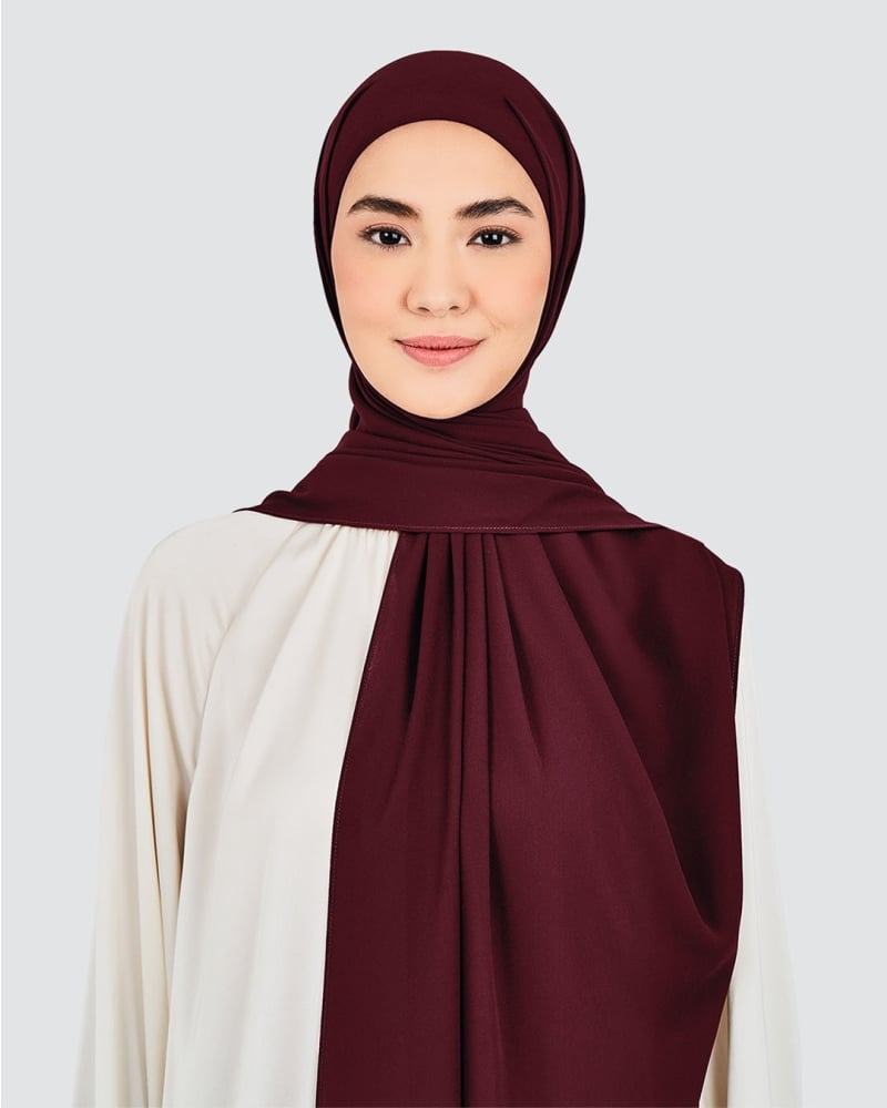 Image of NOOR SEMI-INSTANT WITH INNER - RUBY