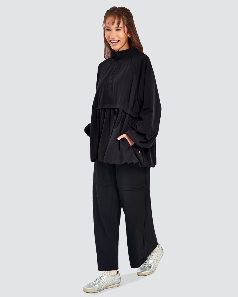 Image of nPOWER BALLOON PARKA - BLACK