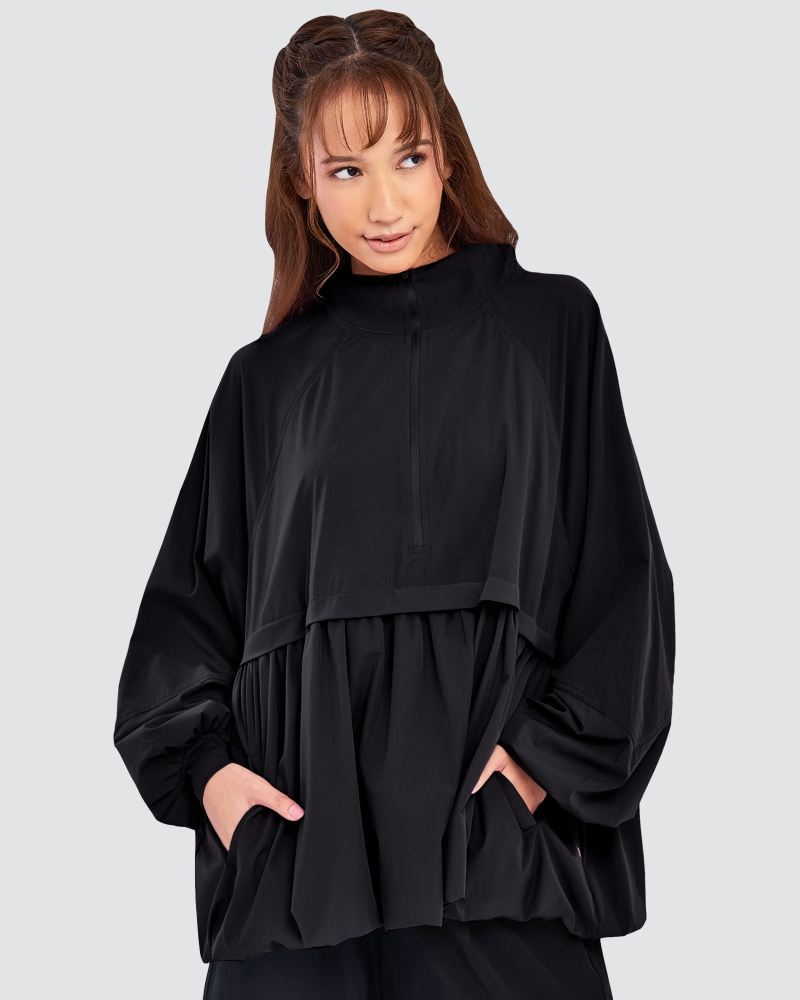 Image of nPOWER BALLOON PARKA - BLACK