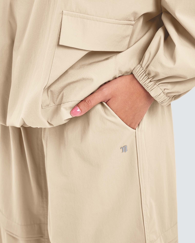 Image of nPOWER DRAWSTRING PANTS - BUTTERCREAM