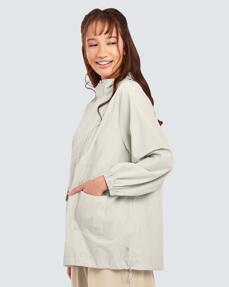 nPOWER DRAWSTRING PARKA - CLAY