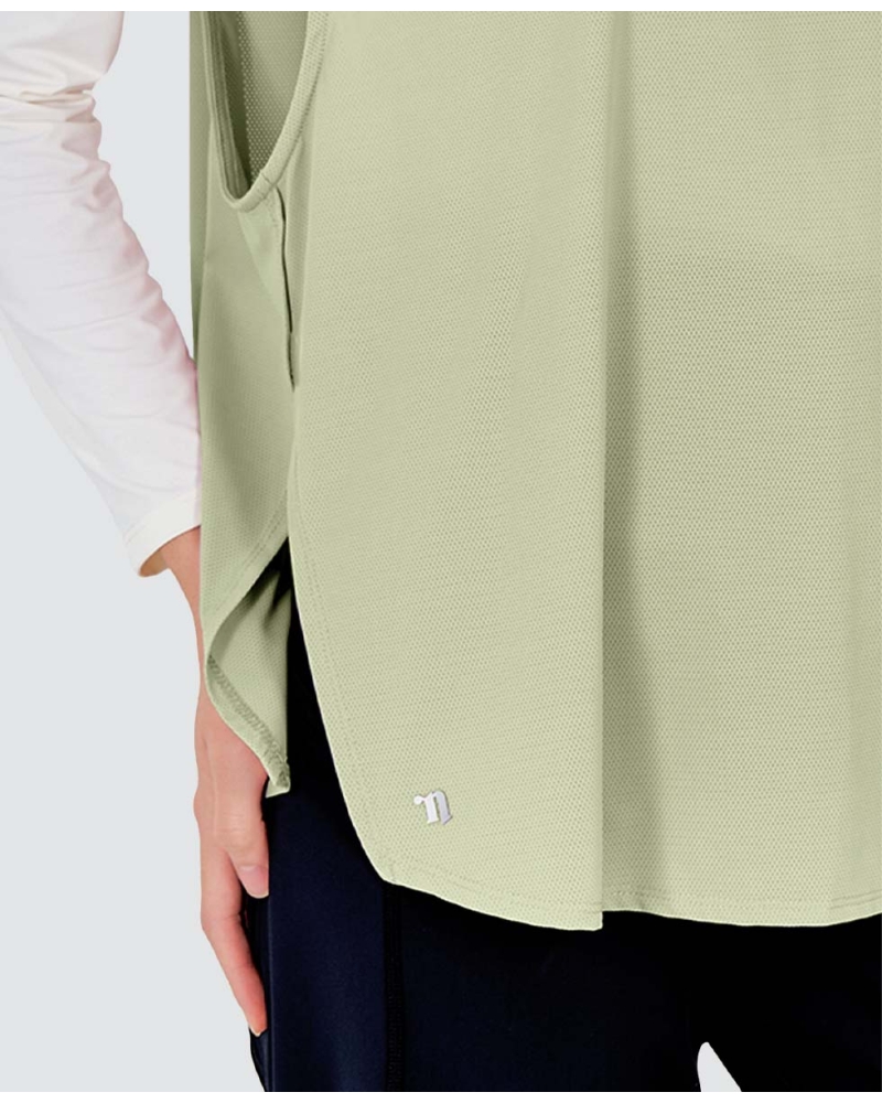 Image of nPOWER HOODIE VEST HIJAB - MEADOW