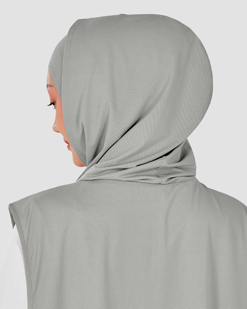 Image of nPOWER HOODIE VEST HIJAB - WILLOW