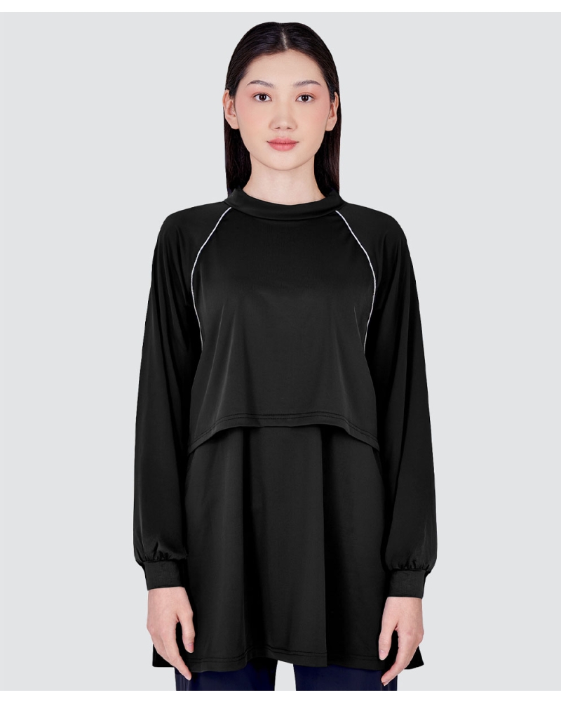 Image of nPOWER MODEST SWIM TOP - METEORITE