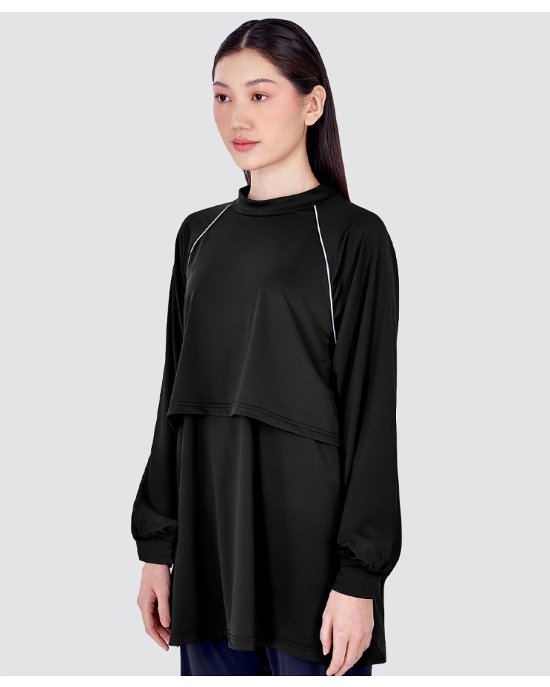 Image of nPOWER MODEST SWIM TOP - METEORITE