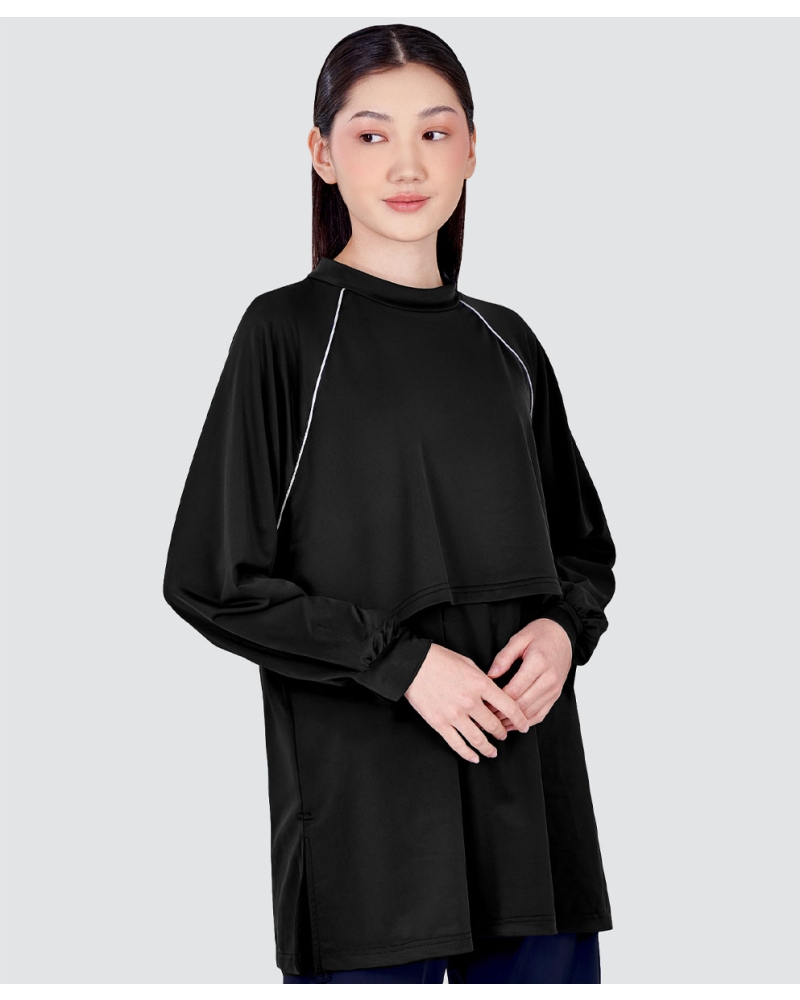 Image of nPOWER MODEST SWIM TOP - METEORITE