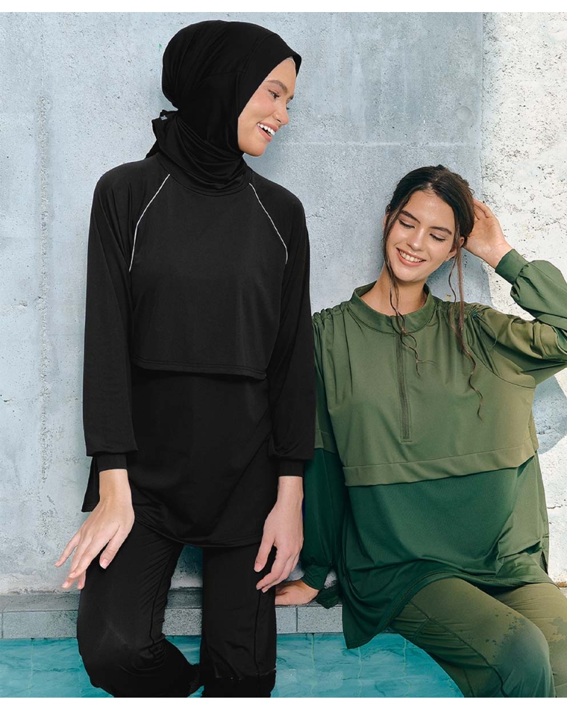 Image of nPOWER MODEST SWIM TOP - METEORITE