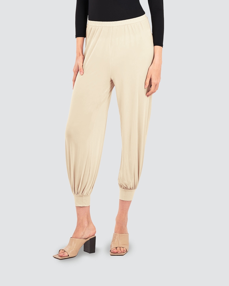 NWEAR INNER CUFF PANTS - NUDE