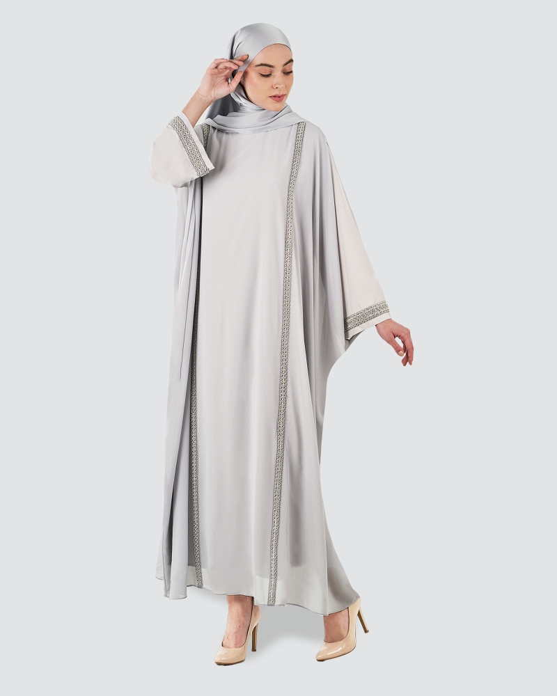 Image of NYLA ABAYA - MARBLE