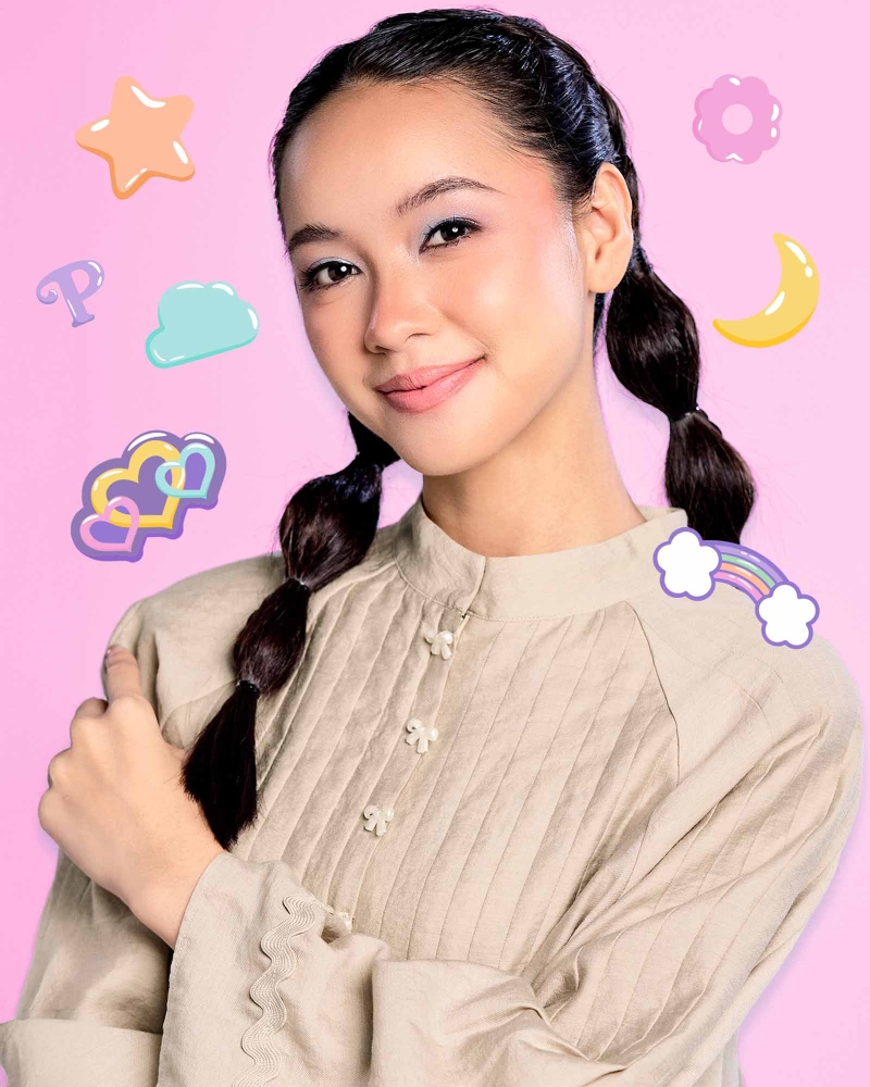 POLLY POCKET X NAELOFAR BOW TOP - POCKET GLAM