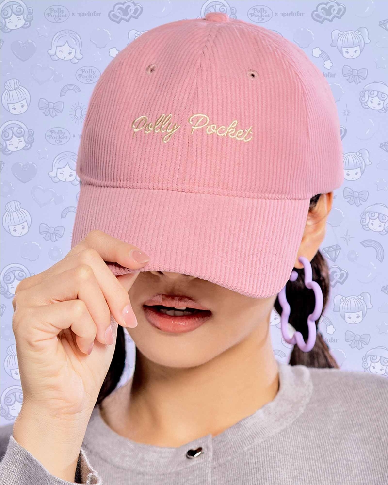 Image of POLLY POCKET X NAELOFAR CORDUROY CAP - STARDUST