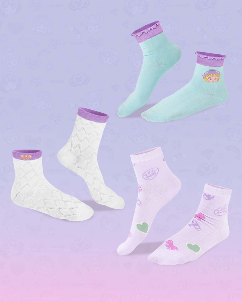 Image of POLLY POCKET X NAELOFAR COSY SOCKS - POCKET GLAM
