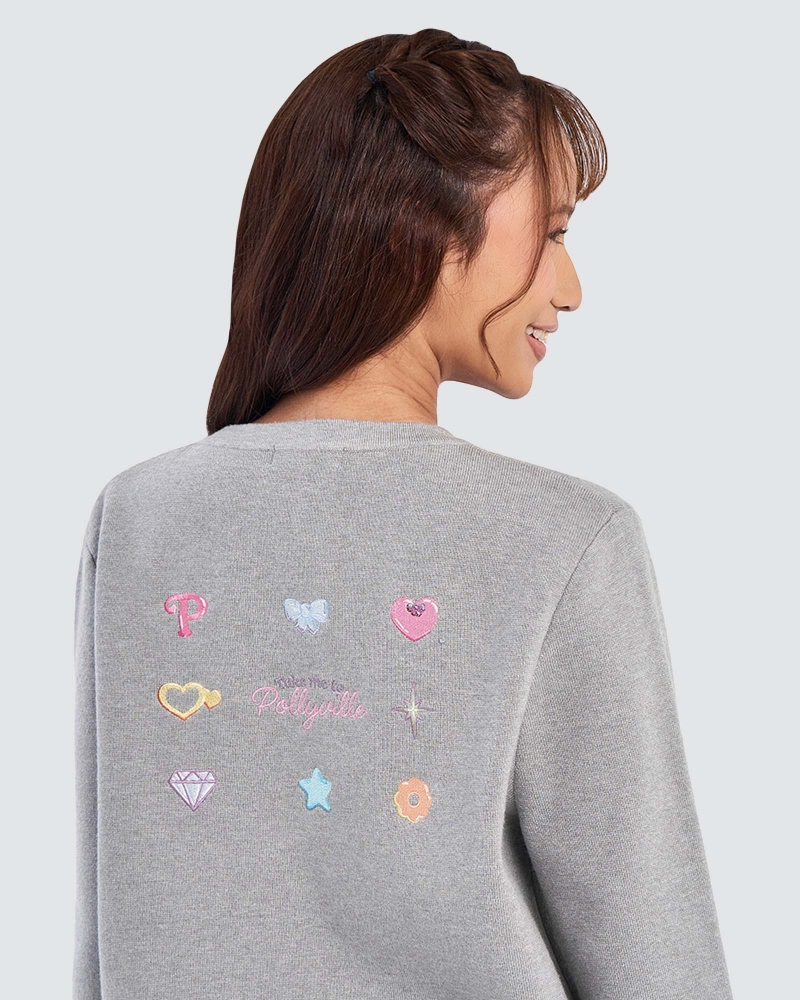 Image of POLLY POCKET X NAELOFAR ICONIC CARDIGAN - DAYDREAM