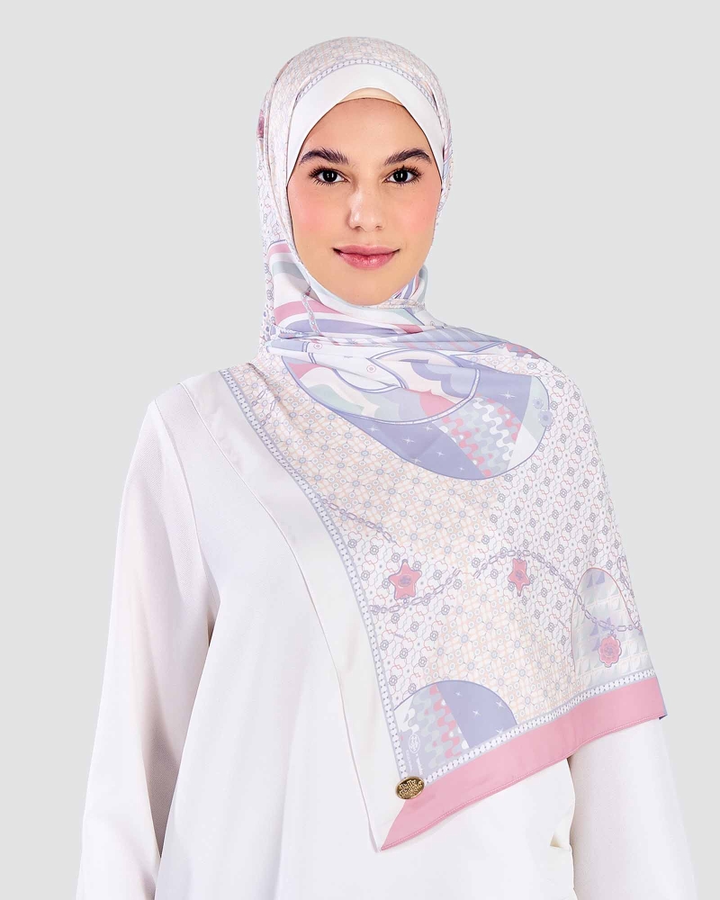 Image of POLLY POCKET X NAELOFAR SHAWL - SKY GIGGLE
