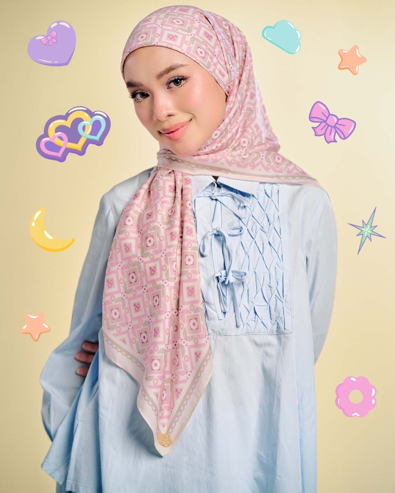 POLLY POCKET X NAELOFAR SMOCKED TOP - SKY GIGGLES