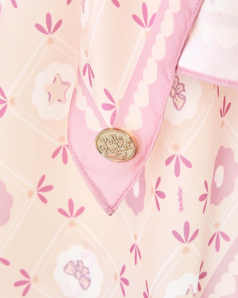 Image of POLLY POCKET X NAELOFAR SQUARE - PINK DAZZLE