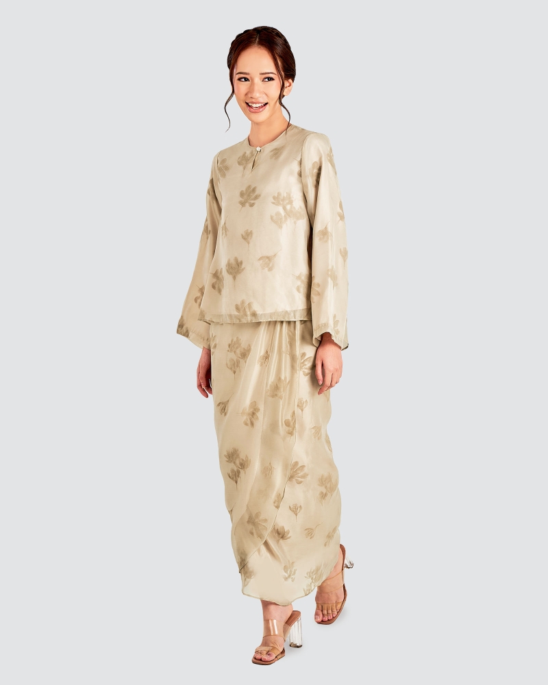 Image of PUTERI KURUNG SET - SOFT TAUPE