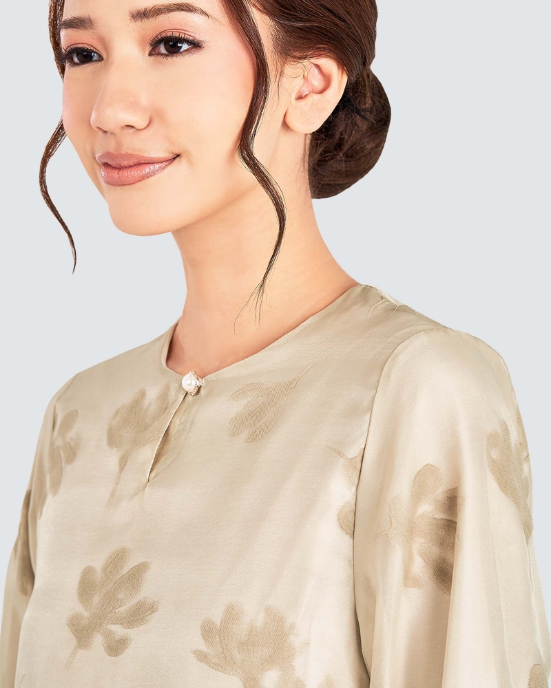 Image of PUTERI KURUNG SET - SOFT TAUPE